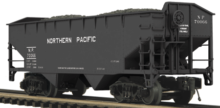 Premier 2-Bay Offset Hopper Car -- Nothern Pacific
