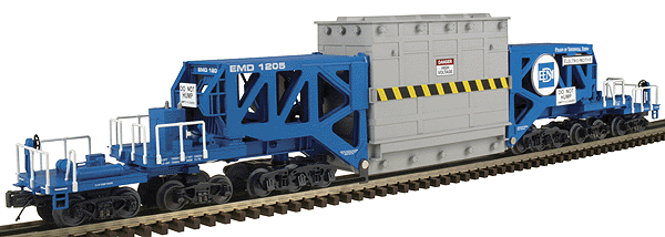 Premier Schnabel Flatcar -- Electro Motive Division