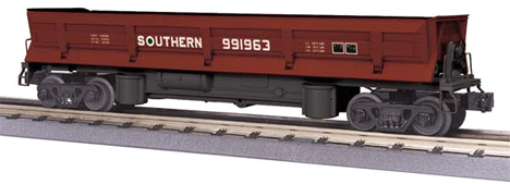 Premier Operating Dump Car w/Pipe Load -- Southern