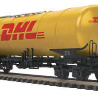 Modern European Tank Car/Kesselwagen - 3-Rail Hi-Rail Wheels - Ready to Run -- DHL