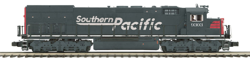 EMD SD45T-2 - 3-Rail w/Scale Wheels, Proto-Sound 3.0 - Premier(R) -- Southern Pacific (gray, red, white, Speed Lettering)