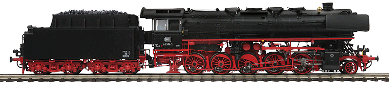 Class Baureihe BR 044 Era IV - 3-Rail w/Proto-Sound 3.0 Scale Wheels - Premier -- German Federal Railroad DB (Era IV)-1