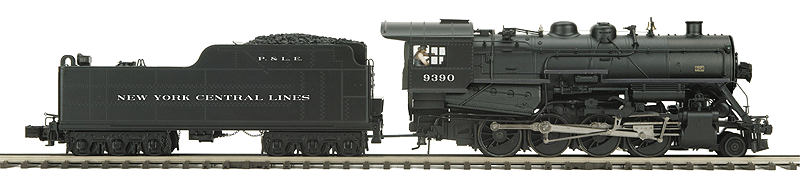 Class H-9 2-8-0 Consolidation - 3-Rail w/Proto-Sound 3.0 Scale Wheels - Premie -- Pittsburgh & Lake Erie