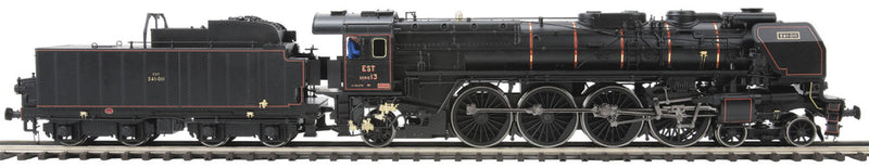 Class 241A 4-8-2 - 3-Rail w/Proto-Sound 3.0 & Scale Wheels - Premier(R) -- Eastern Railway EST #241-011 (Era II, black, red)