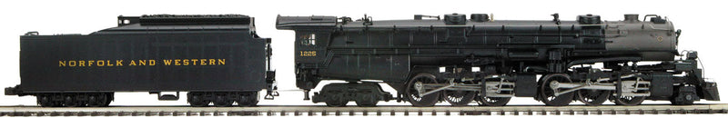 Class A 2-6-6-4 - 3-Rail w/Proto-Sound 3.0 & Scale Wheels - Premier(R) -- Norfolk & Western #1225 (black, graphite)