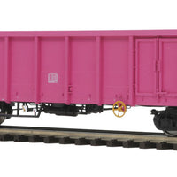 European Modern Gondola w/Scale Wheels - 2-Rail - Ready to Run - Premier -- Swiss Federal Railways SBB-CFF (pink)