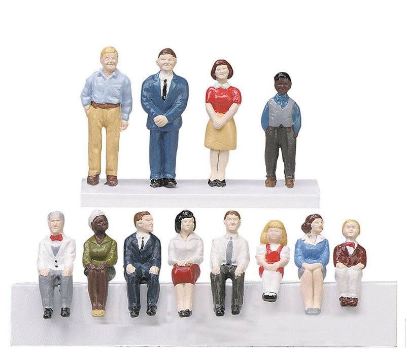 Pedestrians -- Figure Set #2 (Sitting/Standing)
