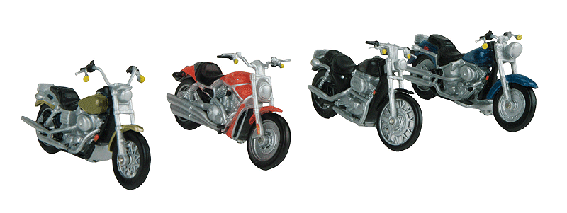 Motorcycle Set -- #1 pkg(4)