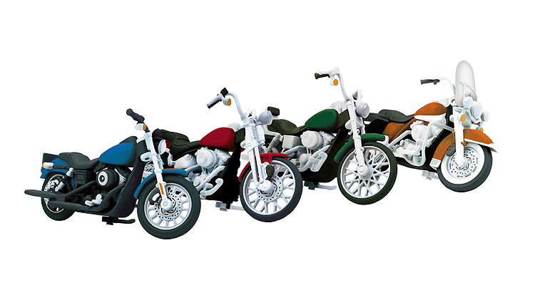 Motorcycle Set -- #2 pkg(4)
