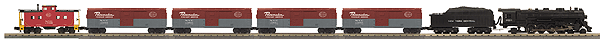 RailKing 4-8-2 L-3 Mohawk Speciality Freight Set w/Proto-Sound 2.0 -- New York Central w/4 Cars & Caboose