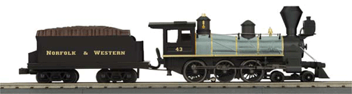 RailKing Steam 4-6-0 Ten Wheeler Powered w/Proto-Sound 2.0 -- Norfolk & Western