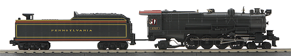 RailKing(R) Imperial(TM) Steam Class M-1a 4-8-2 Mountain w/Proto-Sound 3.0 -- Pennsylvania Railroad #6707 (black, yellow Stripes, Tuscan Stripes & Cab Roo