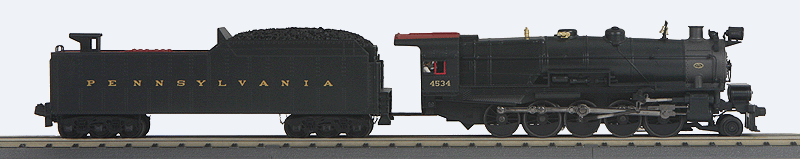2-10-0 Decapod w/Long-Haul Tender w/Proto-Sound 3.0 - RailKing(R) Imperial(TM) -- Pennsylvania Railroad #1753 (black, graphite, Tuscan)