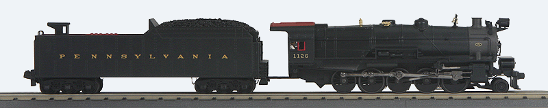 2-10-0 Decapod w/Long-Haul Tender w/Proto-Sound 3.0 - RailKing(R) Imperial(TM) -- Pennsylvania Railroad #1072 (black, graphite, Tuscan)