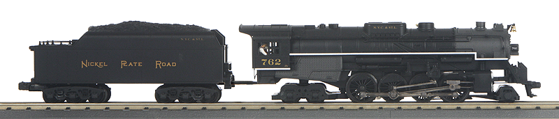 2-8-4 Berkshire w/Proto-Sound 3.0 - 3-Rail - RailKing(R) Imperial -- Nickel Plate Road #762 (black, graphite)
