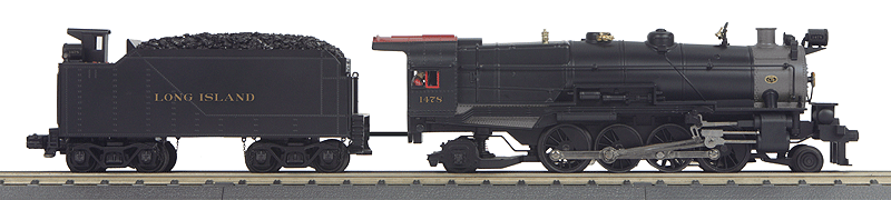 PRR Class L-1 2-8-2 Mikado w/Proto-Sound 3.0 - 3-Rail - RailKing(R) Imperial -- Long Island #1478 (black, graphite, Tuscan)