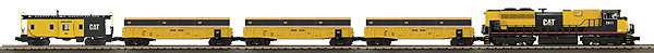 RailKing(R) Diesel Freight Train-Only Set w/Proto-Sound 3.0 - 3-Rail -- Caterpillar SD70ACe #2011, 3 Gondolas, Bay Window Caboose