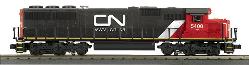 Scale EMD SD60 - 3-Rail w/Proto-Sound 3.0 - RailKing(R) -- Canadian National #5400 (black, red, white, Website Noodle Logo)
