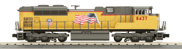 RailKing(R) Imperial(TM) EMD SD70ACe w/Proto-Sound 2.0, Smoke & DCS(TM) -- Union Pacific #8437 (Armour Yellow, gray)