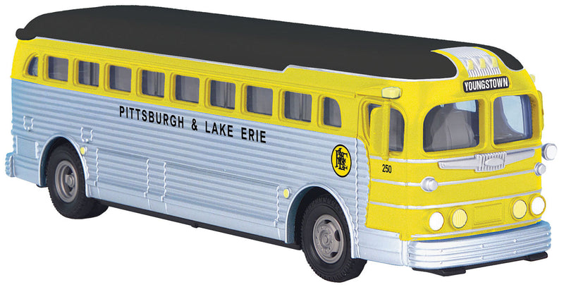 Die-Cast Bus - Assembled -- Pittsburgh & Lake Erie