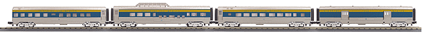 RailKing 4-Car 60' Streamlined ABS Passenger Set -- Delaware & Hudson