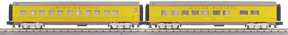 RailKing 2-Car 60' Streamlined ABS Sleeper/Diner -- Union Pacific