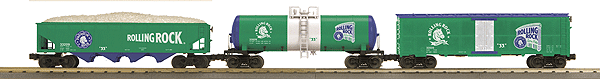 RailKing 3-Car Freight Set -- Rolling Rock