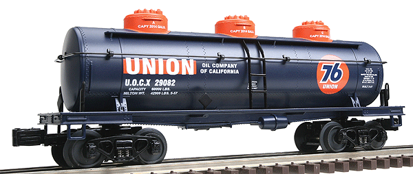 RailKing 3-Dome Tank Car -- Union 76