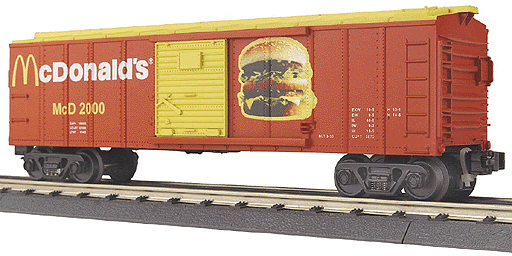 RailKing Boxcar -- McDonalds