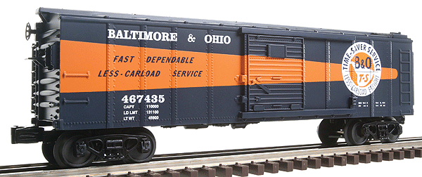 RailKing Boxcar -- Baltimore & Ohio
