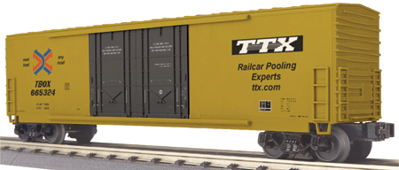 RailKing 50' Double Plug Door Boxcar -- TTX