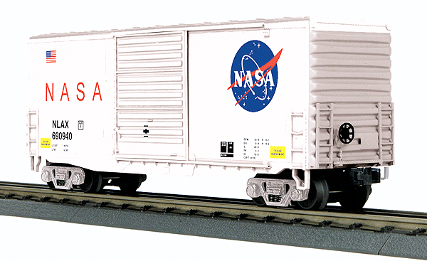 RailKing 40' High Cube Boxcar -- NASA