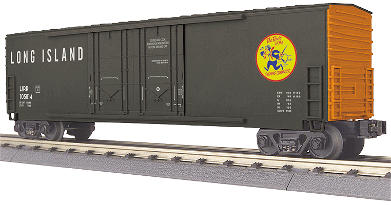 50' Double Plug-Door Boxcar - 3-Rail - Ready to Run - RailKing(R) -- Long Island-1