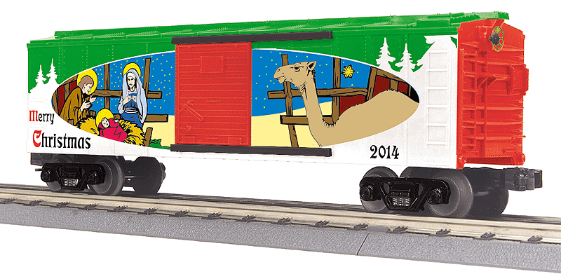 Boxcar - 3-Rail - Ready to Run - RailKing(R) -- Christmas Nativity Scene-1