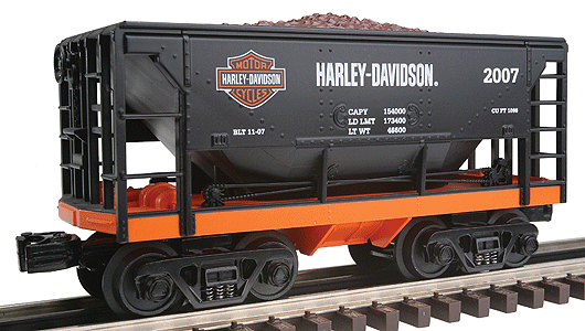 RailKing Ore Car -- Harley-Davidson