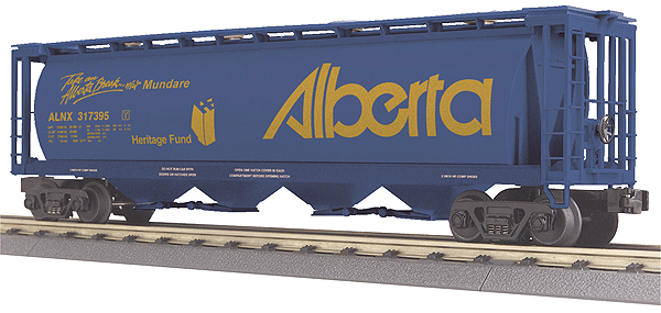 RailKing 4-Bay Cylindrical Hopper Car -- Alberta