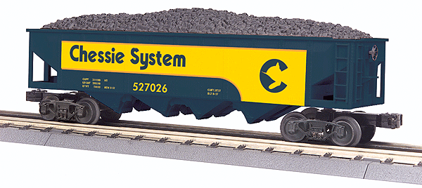 Ore Car - 3-Rail - Ready to Run - RailKing(R) -- Delaware, Lackawanna & Western #86359 (Boxcar Red, black)