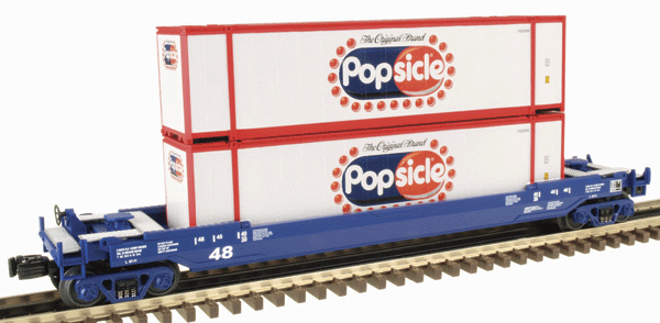 RailKing Husky Stack Car -- Popsicle