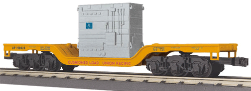 RailKing(R) Depressed-Center Flatcar - 3-Rail - Ready to Run -- Union Pacific