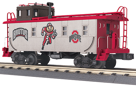 RailKing Steel Caboose -- Ohio State