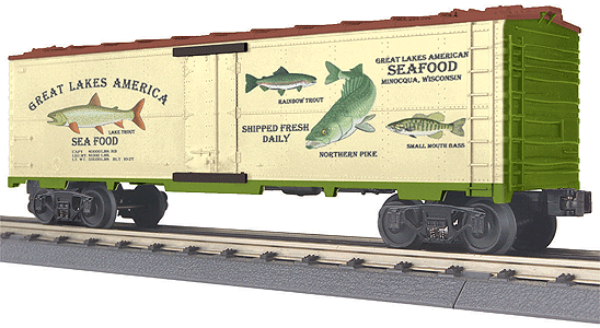 RailKing Modern Reefer Car -- Great Lakes Seafood