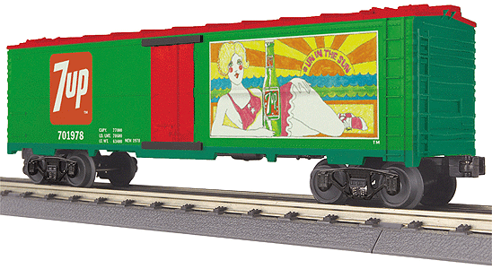 RailKing Modern Reefer Car -- 7UP