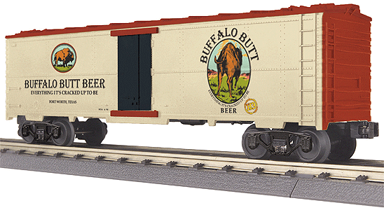 RailKing Modern Reefer Car -- Buffalo Butt Beer