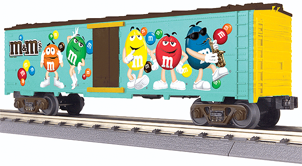 RailKing Modern Reefer Car -- M&M's
