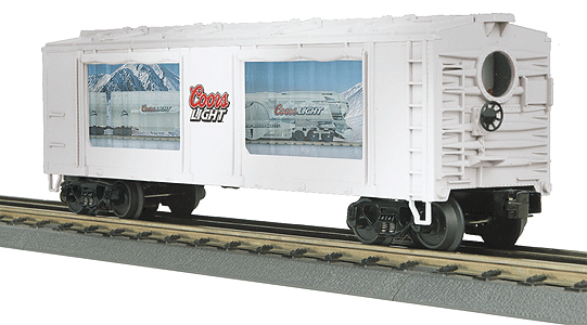RailKing Operating Action Car -- Coors Light