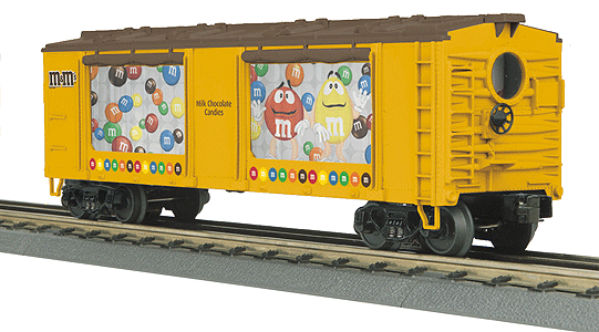RailKing Operating Action Car -- M&M's(R)