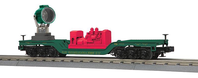Operating Searchlight Car - 3-Rail - Ready to Run - RailKing(R) -- Pennsylvania Railroad