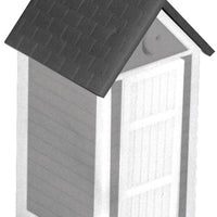 RailKing Out House -- Gray & White
