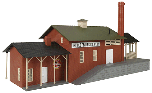 Brewery w/Operating Smoke -- Old Reading Brewing Co.