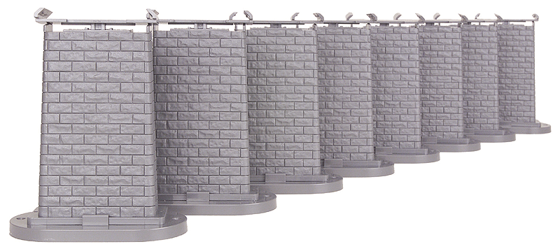 Real Trax Snap Together Track -- 8pc Elevated Trestle System-1
